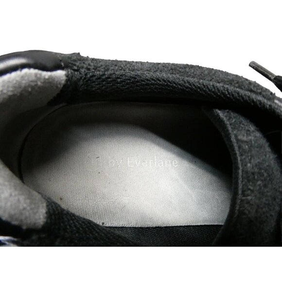 O by Everlane The Leather Trainer, Black,  Womens size‎ 8  Mens Size 6 - Picture 7 of 8